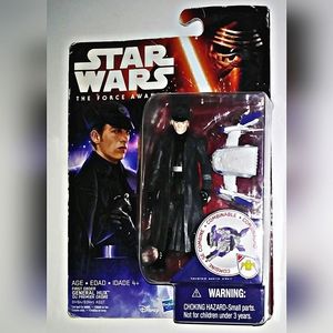 NEW Star Wars General Hux Action Figure! Combine Backpack. The Force Awakens.